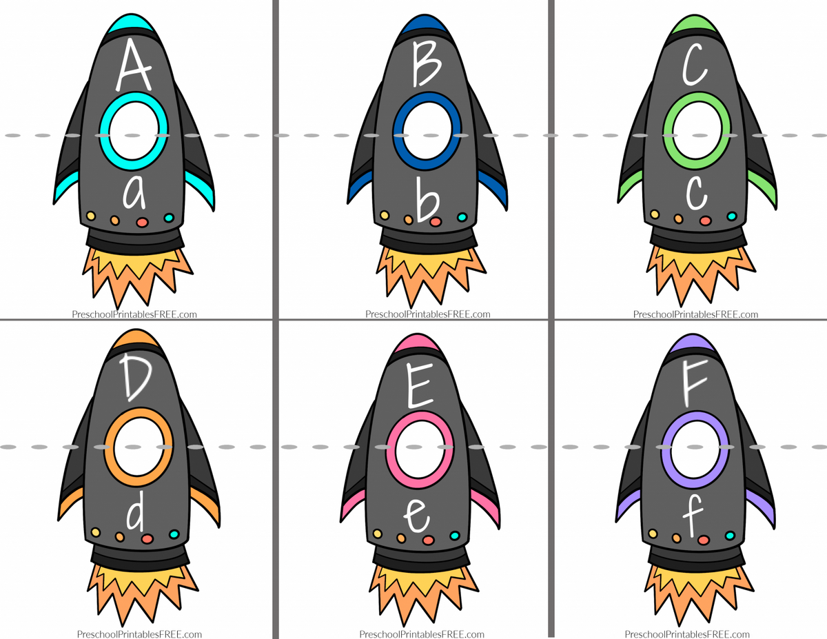 Match Halves Match Halves Rocket Educational Stock Vector Royalty Free 2057309516 Shutterstock