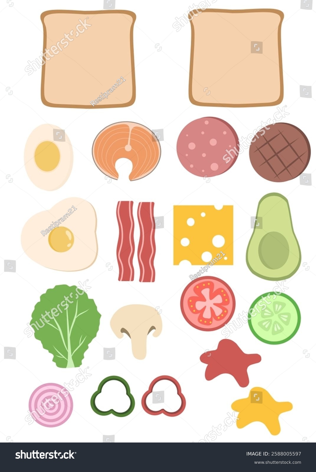 Build A Sandwich Kit Printable Cutouts Mrs Merry