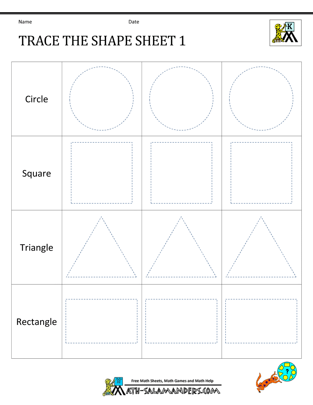 Shape Tracing Worksheets Kindergarten Free And Easy To Print Tracing Lines Worksheets Tulamama