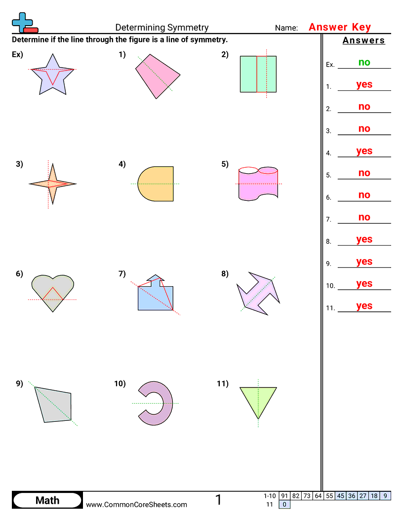 Shapes Worksheets
