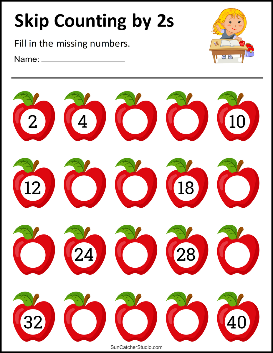 Skip Counting By 2 Worksheets K12 Math Worksheets