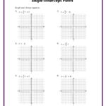Slope Intercept Form Worksheets