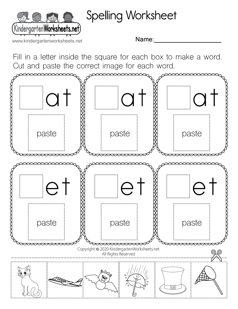 Spelling Three Letter Words Worksheet Free Printable Digital PDF CVC Words Spelling Game Worksheet Free Printable Digital PDF