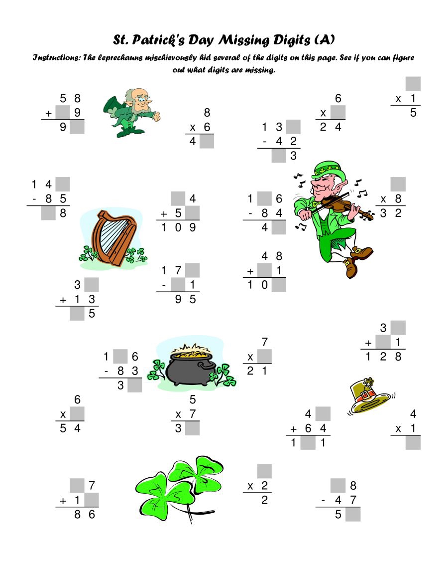 St Patricks Day Worksheets Best Coloring Pages For Kids St Patricks Day Worksheets Best Coloring Pages For Kids
