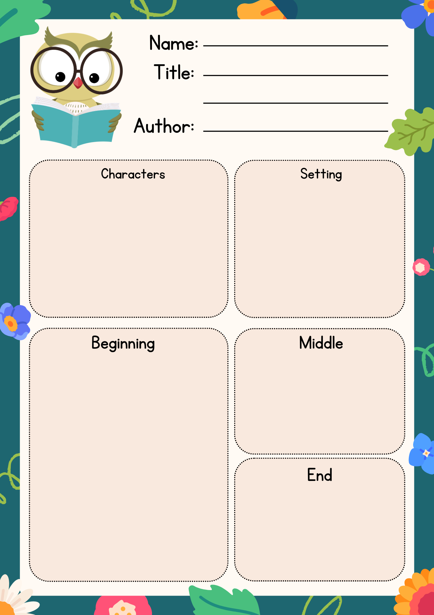 Storyboard That Story Elements Worksheet Creator