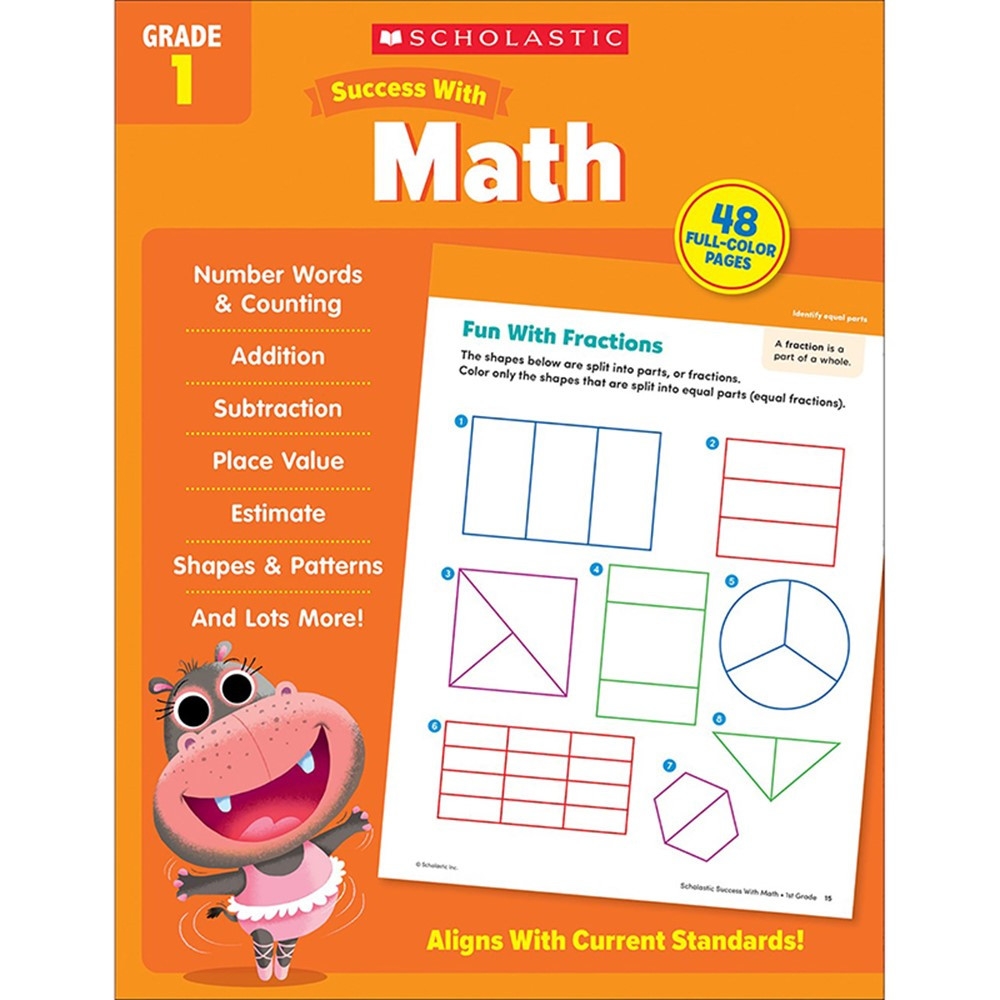 Success With Math Grade 1 SC 735532 Scholastic Teaching Resources Activity Books Success With Math Grade 1 SC 735532 Scholastic Teaching Resources Activity Books