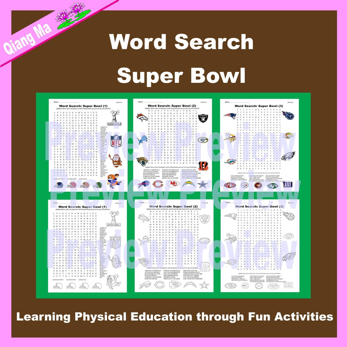 Super Bowl Word Search Super Bowl American Football Made By Teachers Super Bowl Word Search Super Bowl American Football Made By Teachers