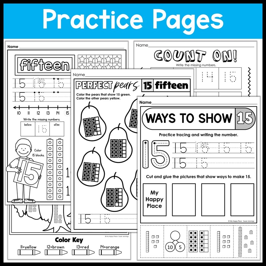 Teen Numbers Kindergarten Math Activities Teen Numbers Kindergarten Math Activities