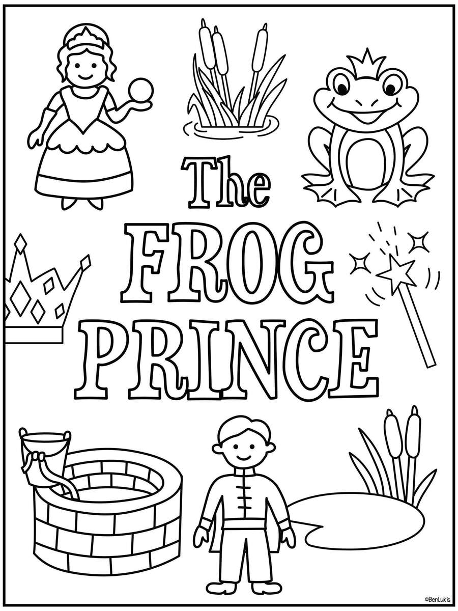 The Frog Prince Activity Pack Homeschool Printables Digital Download Etsy Israel