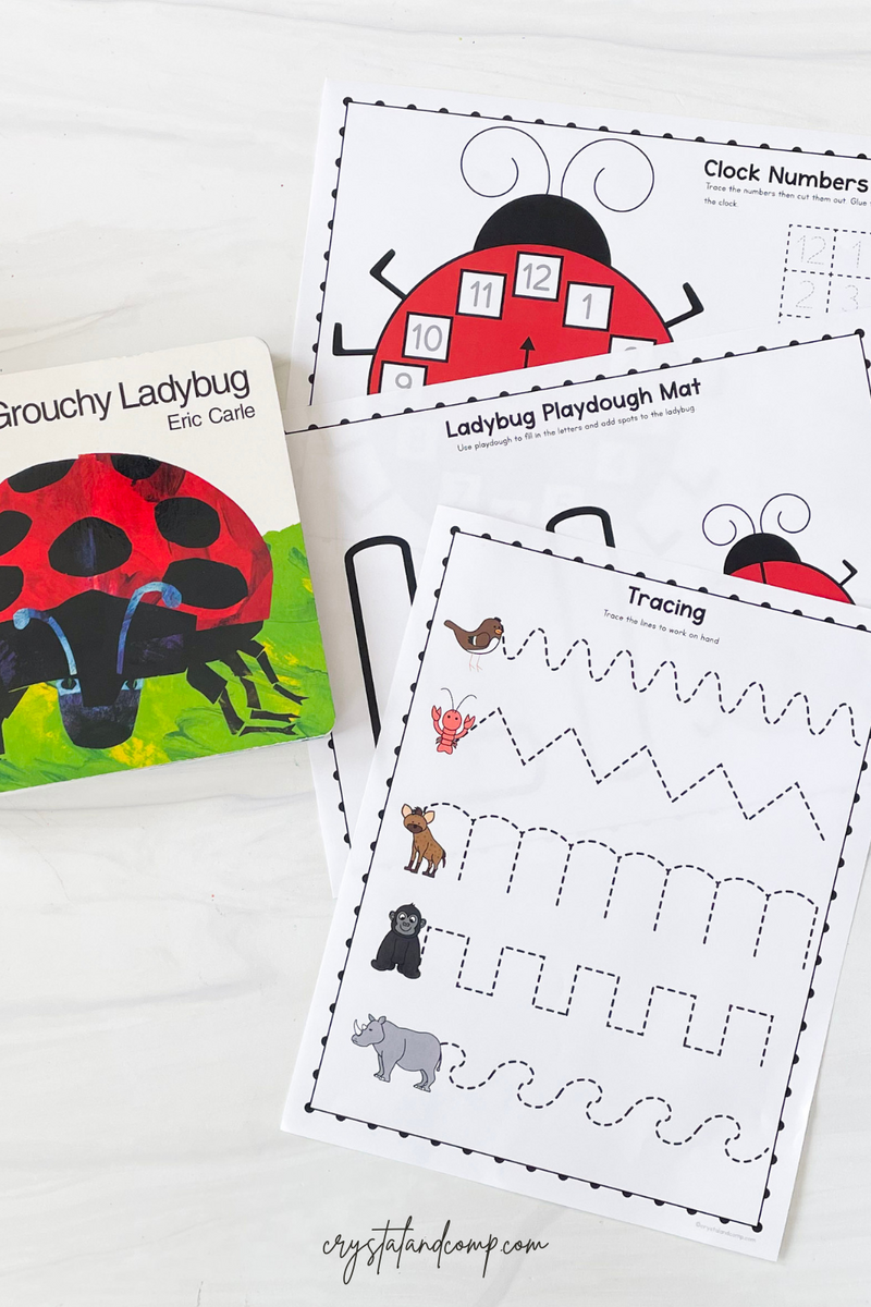 The Grouchy Ladybug Printables CrystalandComp The Grouchy Ladybug Printables CrystalandComp