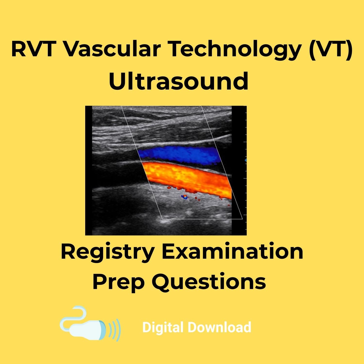 Ultrasound Vascular Study Guide Etsy