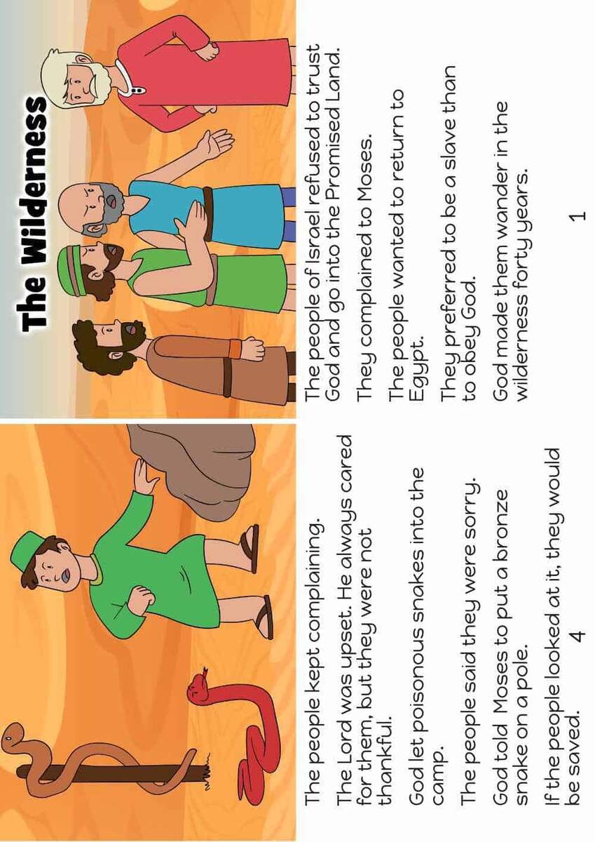 Wandering In The Wilderness Free Bible Lesson For Kids Trueway Kids