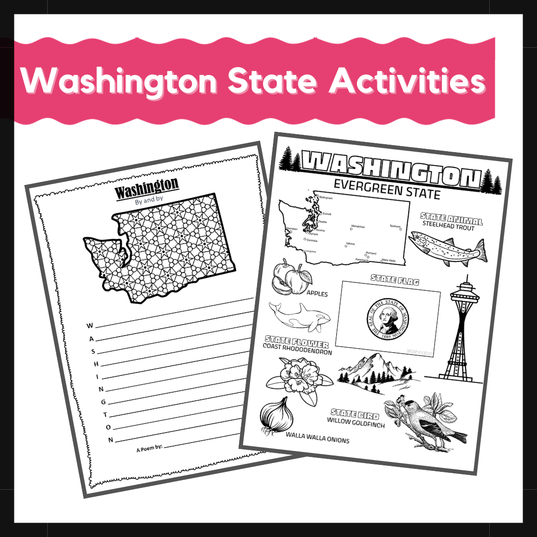 Washington State Activities US State Research And Informational Text Made By Teachers