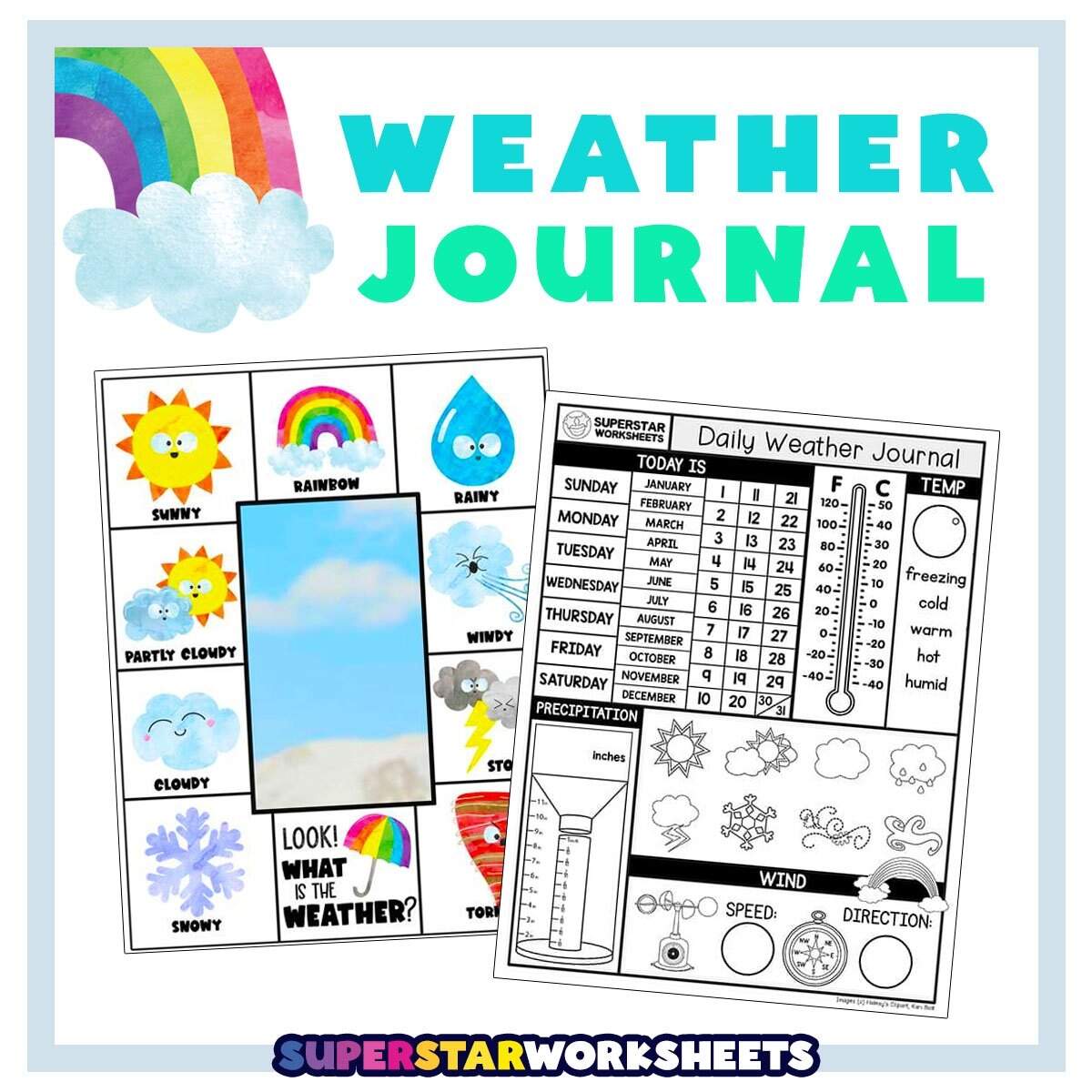 Weather Printables Superstar Worksheets