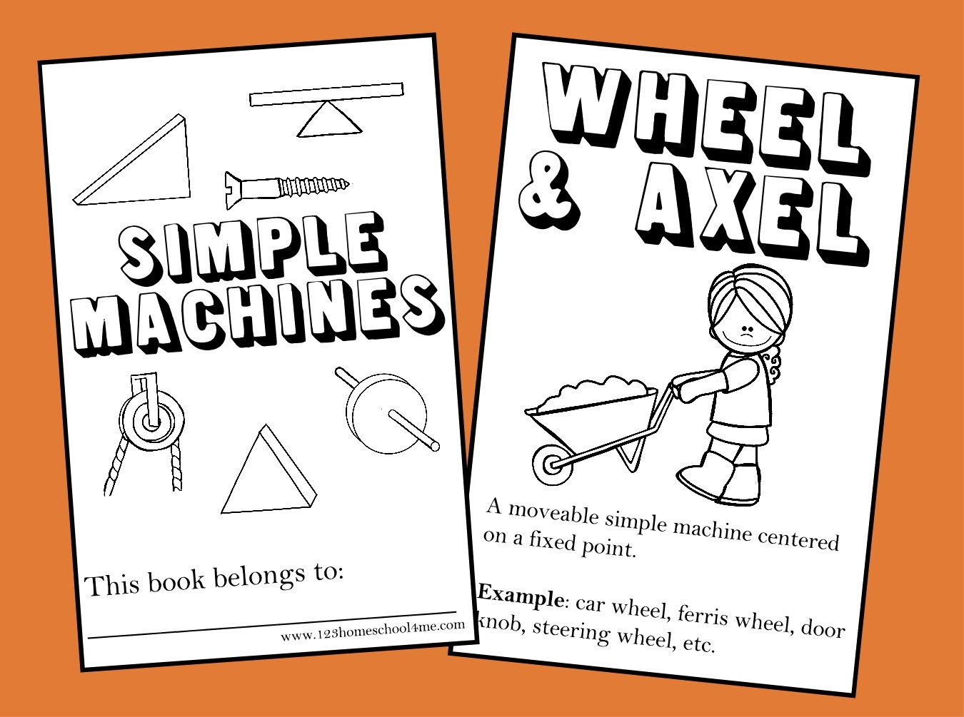 What Are 6 Simple Machines For Kids Booklet With Examples Free Printable What Are 6 Simple Machines For Kids Booklet With Examples Free Printable