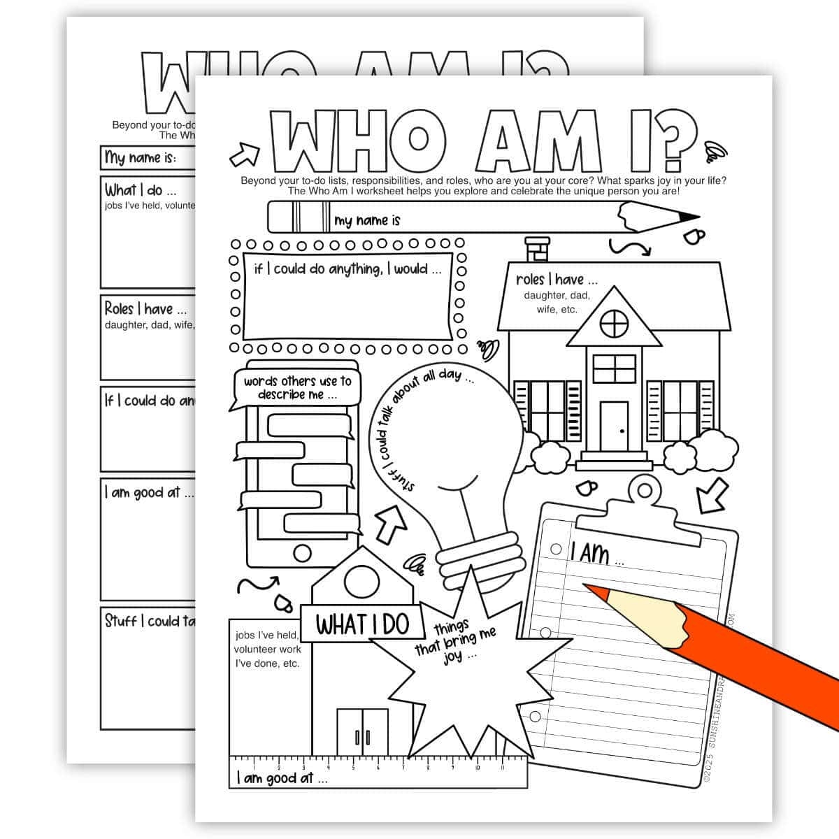 Who Am I Worksheet Sunshine And Rainy Days Who Am I Worksheet Sunshine And Rainy Days