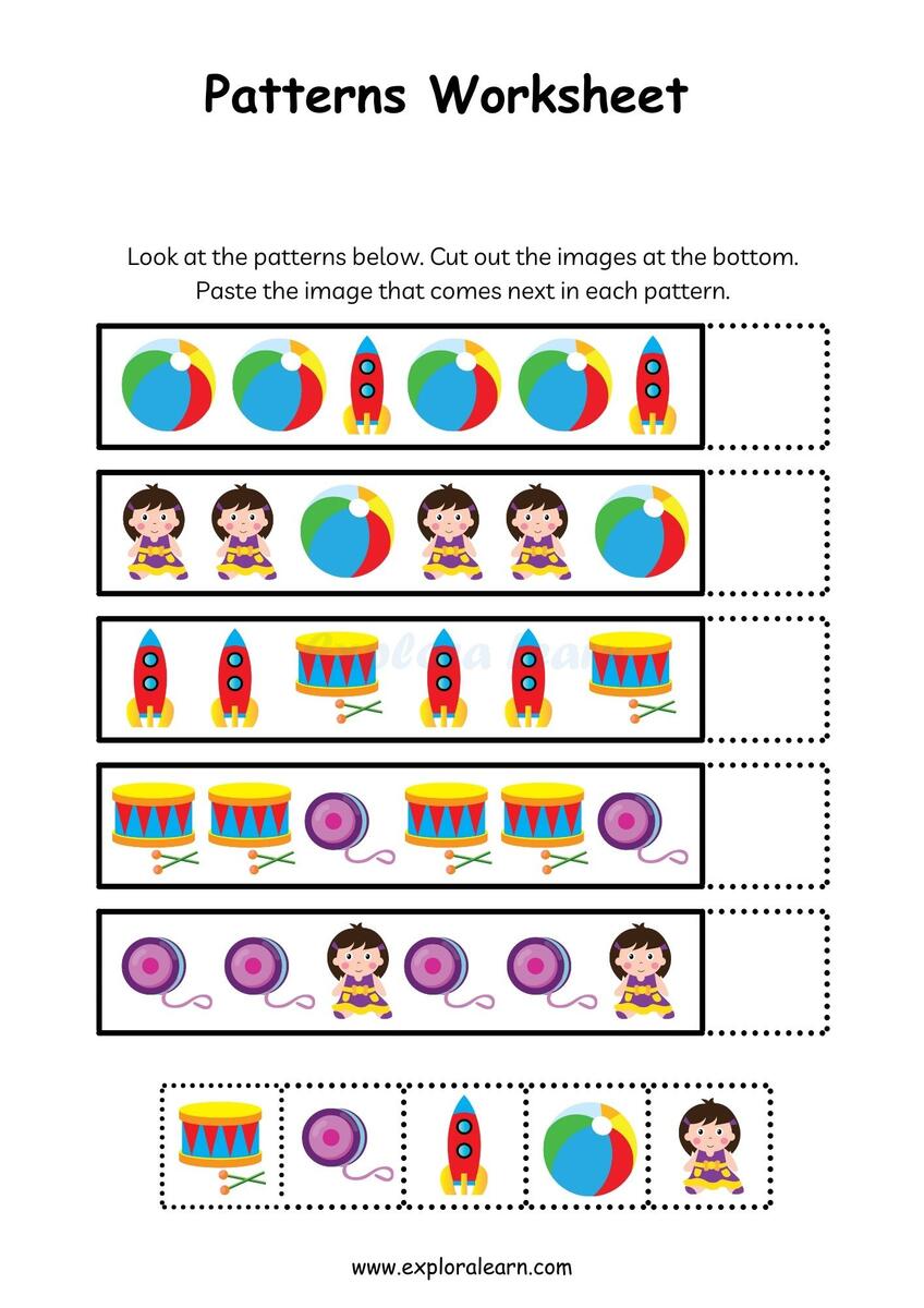 Worksheets For Visual Attention In ADHD Autistic Kids